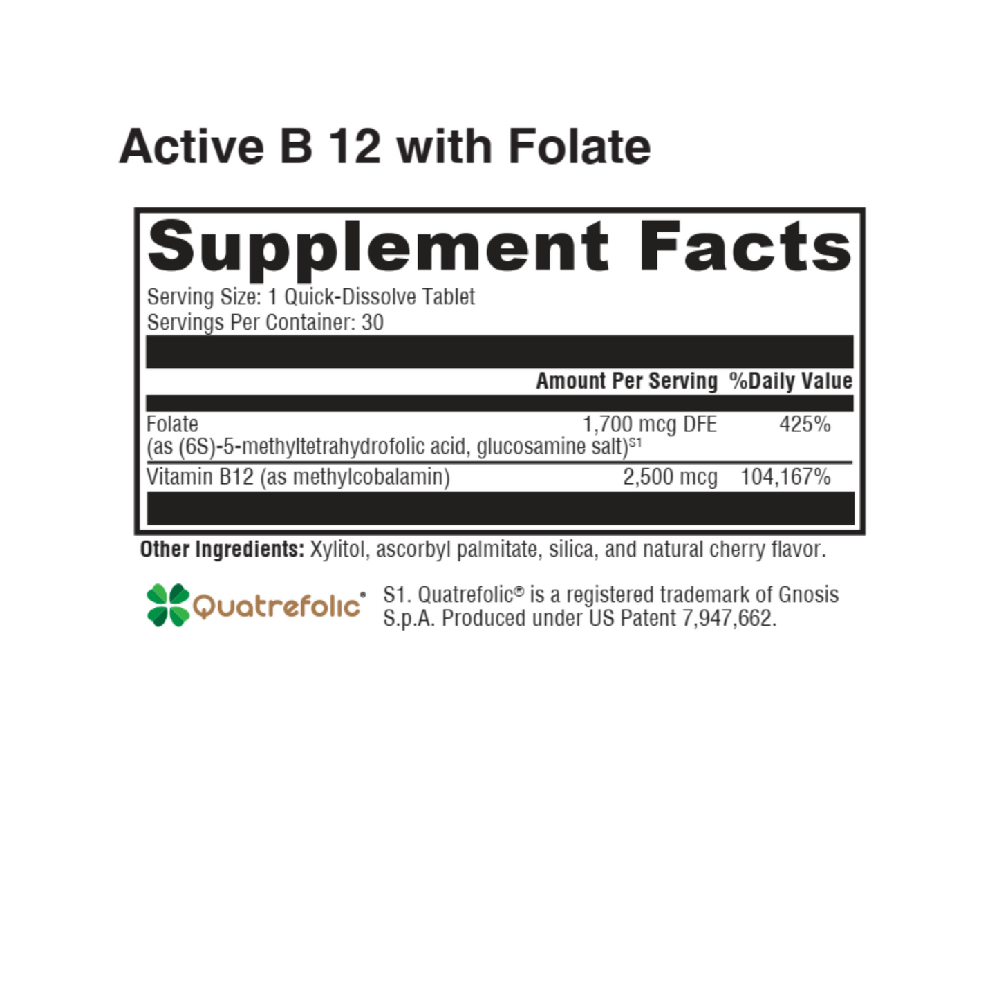 Active B12 with Folate